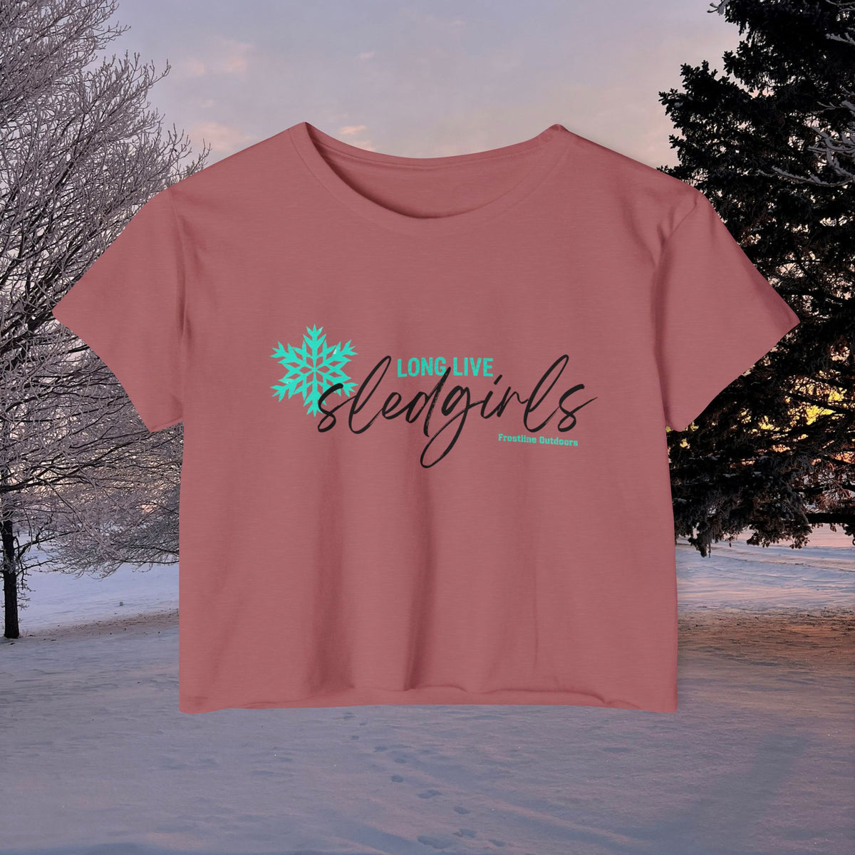 Long Live Sledgirls Crop Tee