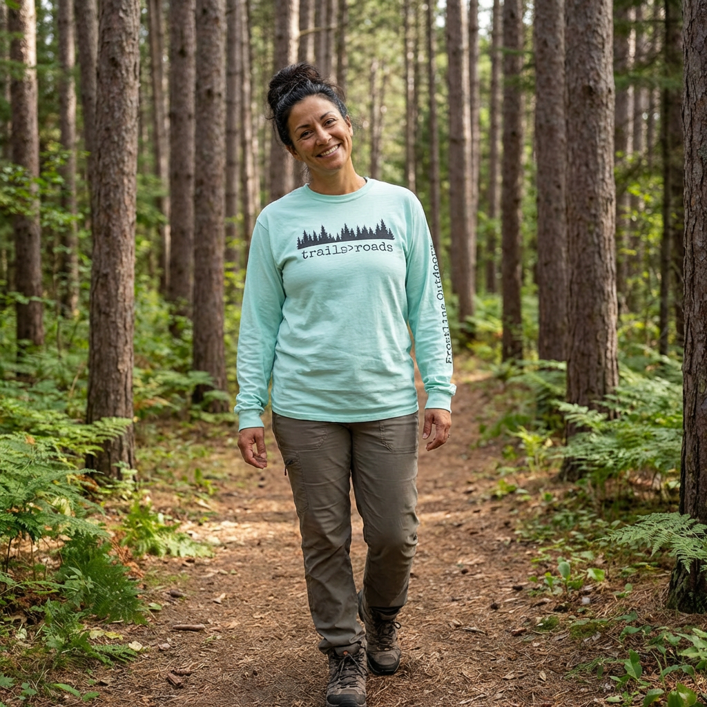 trails over roads Long Sleeve Tee
