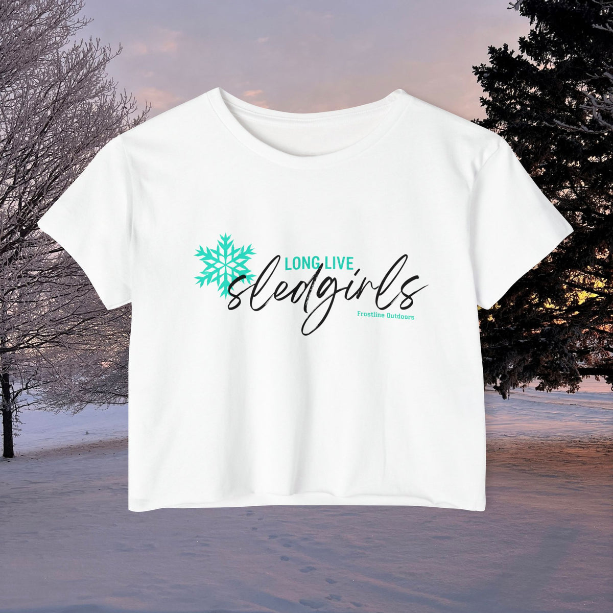 Long Live Sledgirls Crop Tee