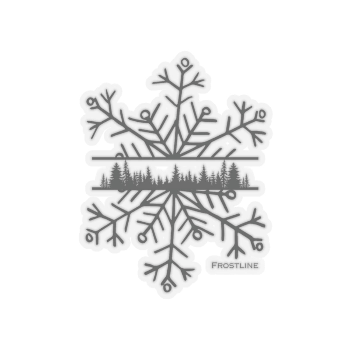 Snowflake Frostline Sticker