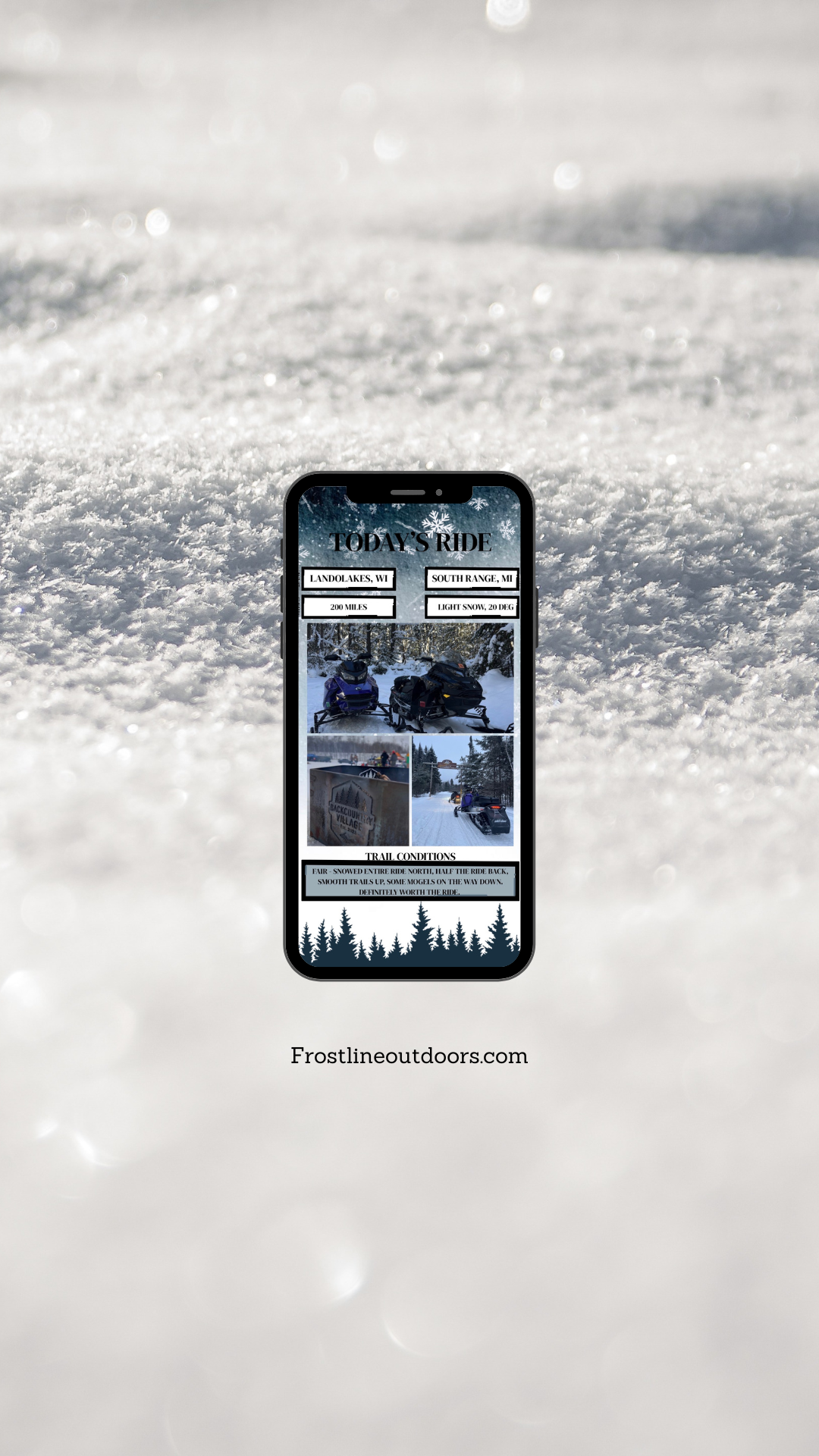 Snowmobile Ride Recap Templates Package